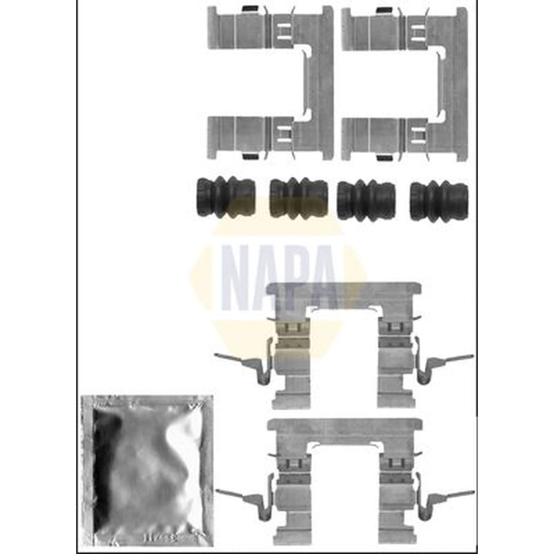 NAPA Brake Pad Accessory Fitting Kit Front NFK1250