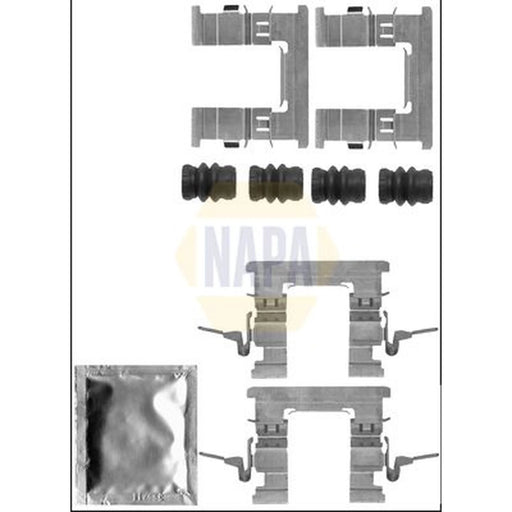 NAPA Brake Pad Accessory Fitting Kit Front NFK1250