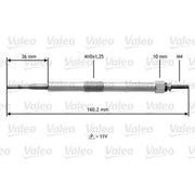 Valeo Diesel Engine Glow Plug 345144