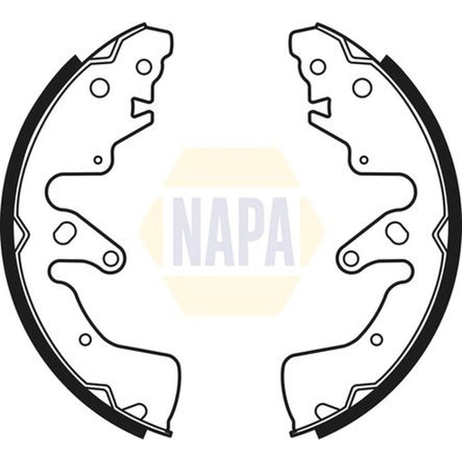 NAPA Brake Shoe Set Axle Kit NBS1070