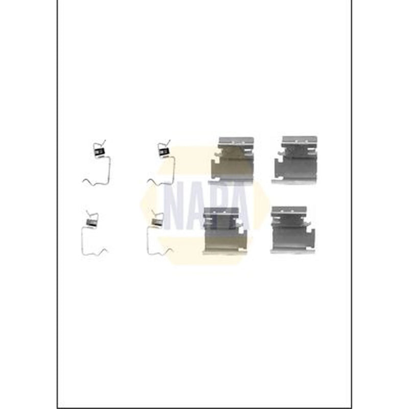 NAPA Brake Pad Accessory Fitting Kit Front NFK1375