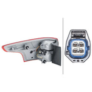 Hella Tail Light / Lamp PY21W Right 2VA 354 995-161