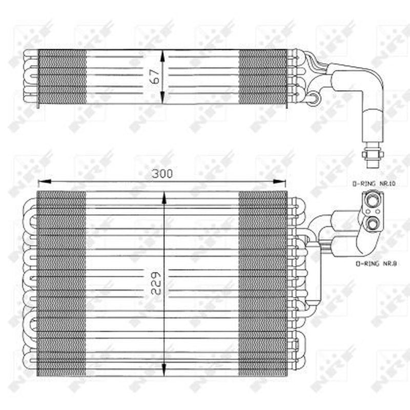 NRF Air Conditioning Evaporator 36030