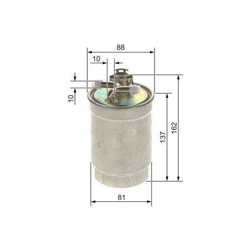 Genuine Bosch Car Fuel Filter N6429 Fits Audi A6 Tdi - 2.0 - 04-08 0450906429 Bosch  - Town Parts