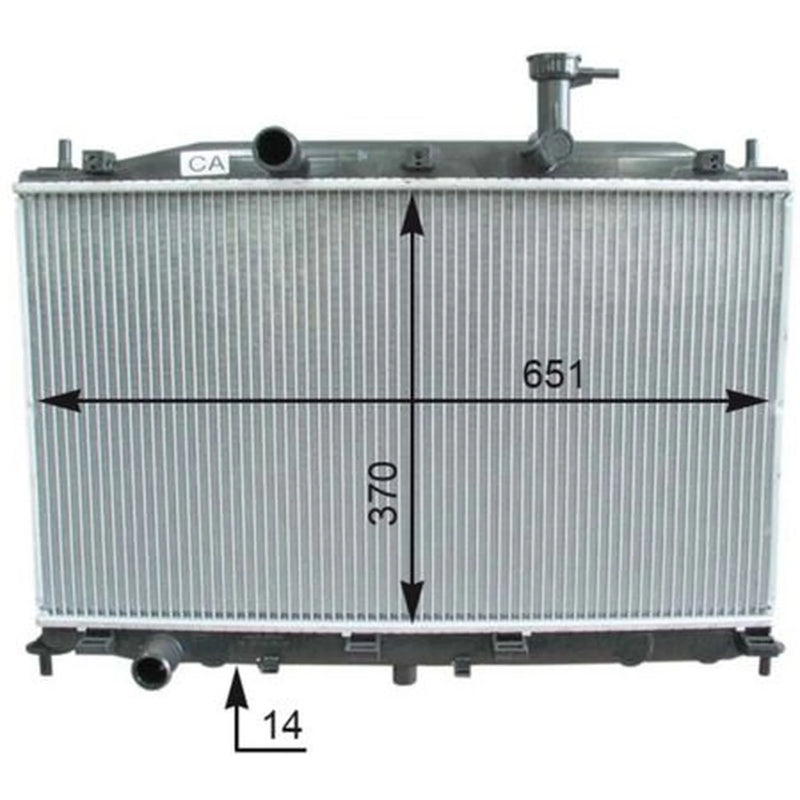 Mahle Engine Radiator CR 1119 000P