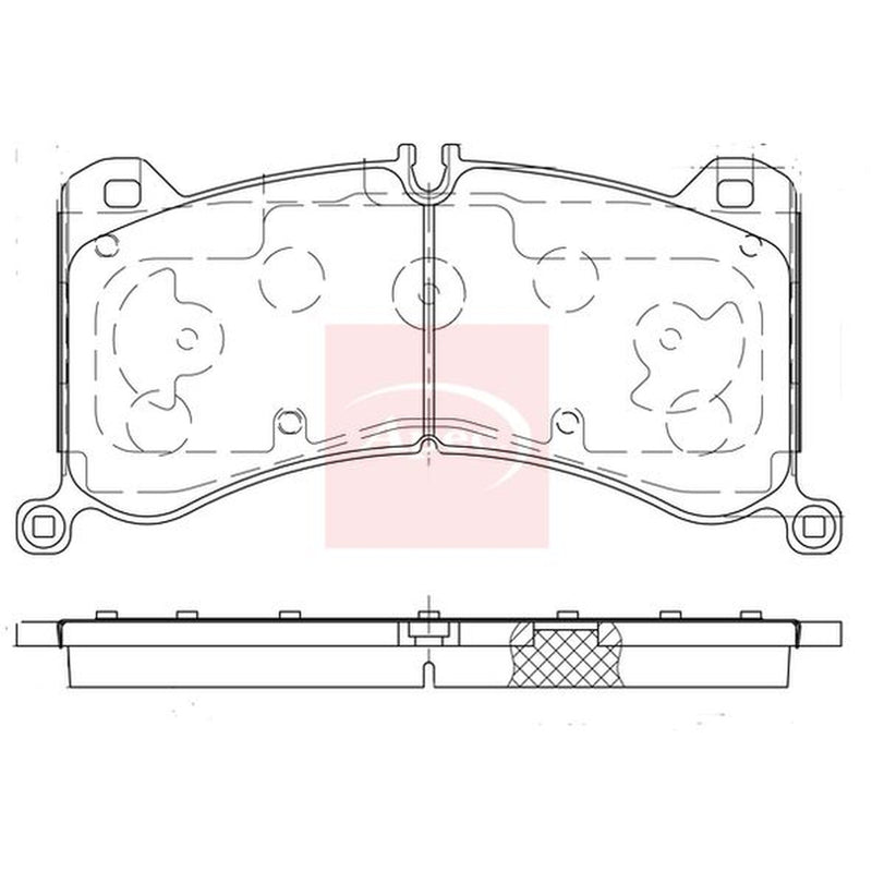 Apec Front Brake Pad Set PAD2429