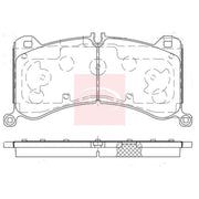 Apec Front Brake Pad Set PAD2429