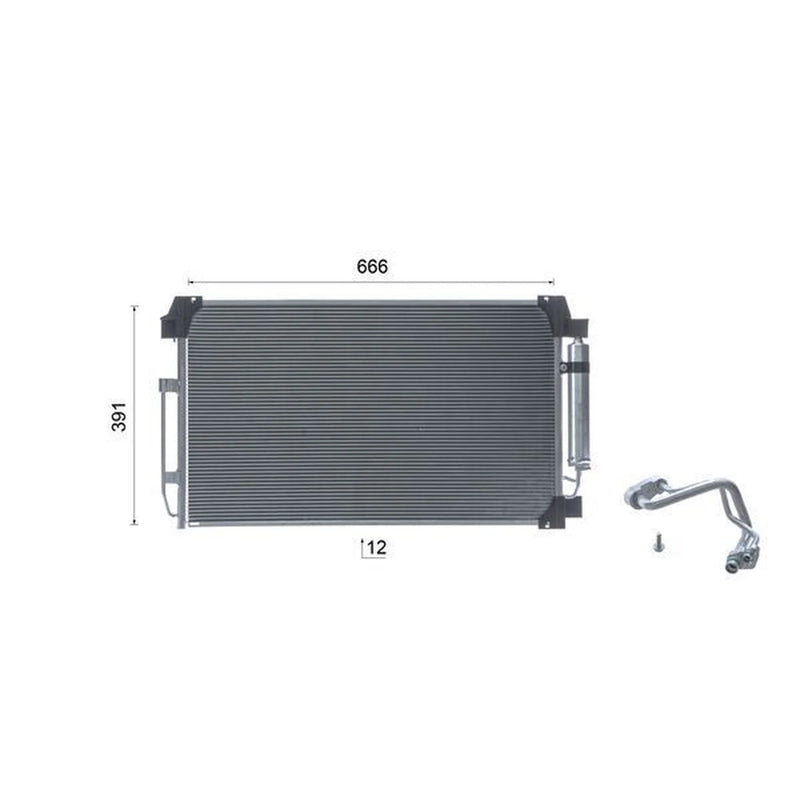Mahle Air Conditioning Condenser AC 1033 000S