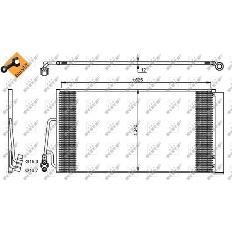 NRF Air Conditioning Condenser 35898
