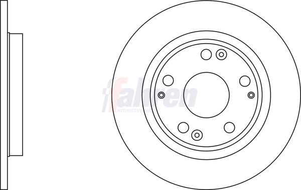 Fahren Brake Disc Set Solid