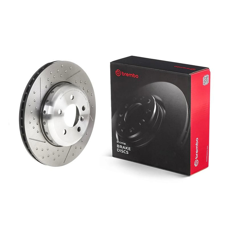 Brembo 2 x Aluminium Rear Brake Disc Hub Brake Discs 09.C395.13