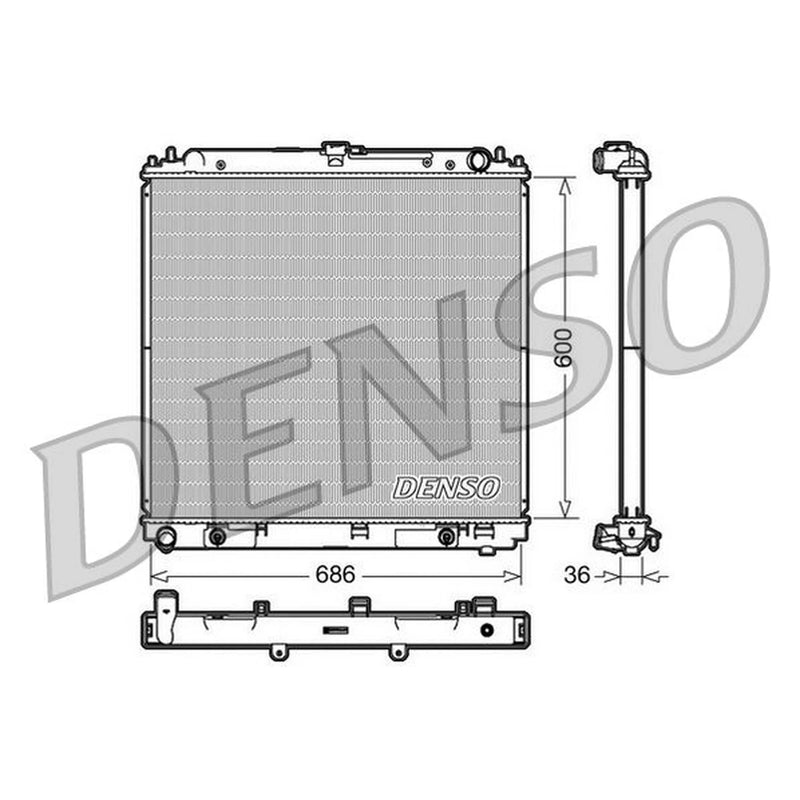 Denso Engine Radiator DRM46032
