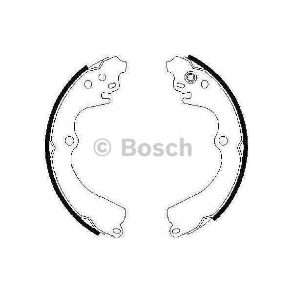 Genuine Bosch Brake Shoe Bs713 Fits Subaru Forester - 2.0 - 02-05 0986487463 Bosch  - Town Parts