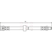 Apec Brake Hydraulic Hose Line Rear HOS3727