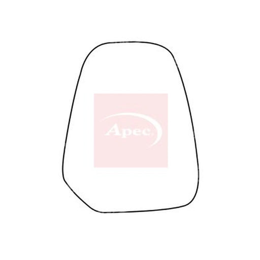 Apec Exterior Wing Mirror Glass Left AMS2637