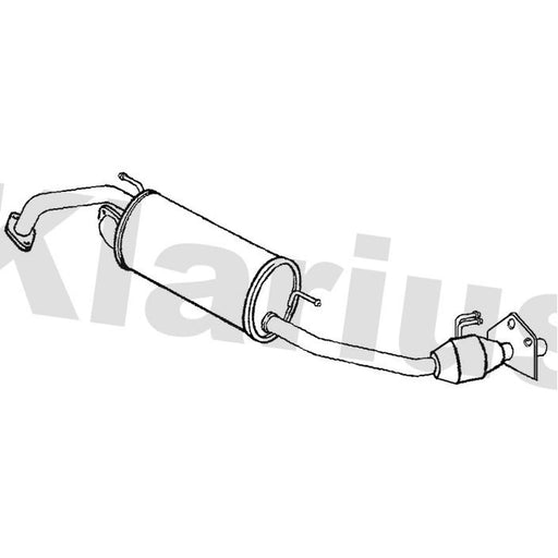 Klarius Box With Tail Pipe Rear HA383K