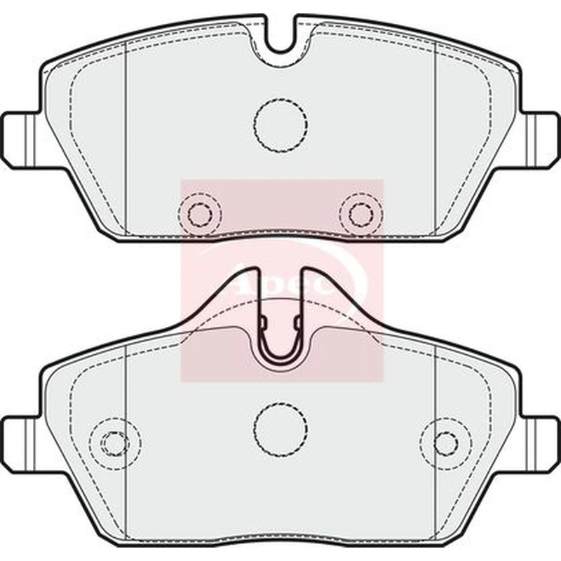 Apec Front Brake Pad Set PAD2014