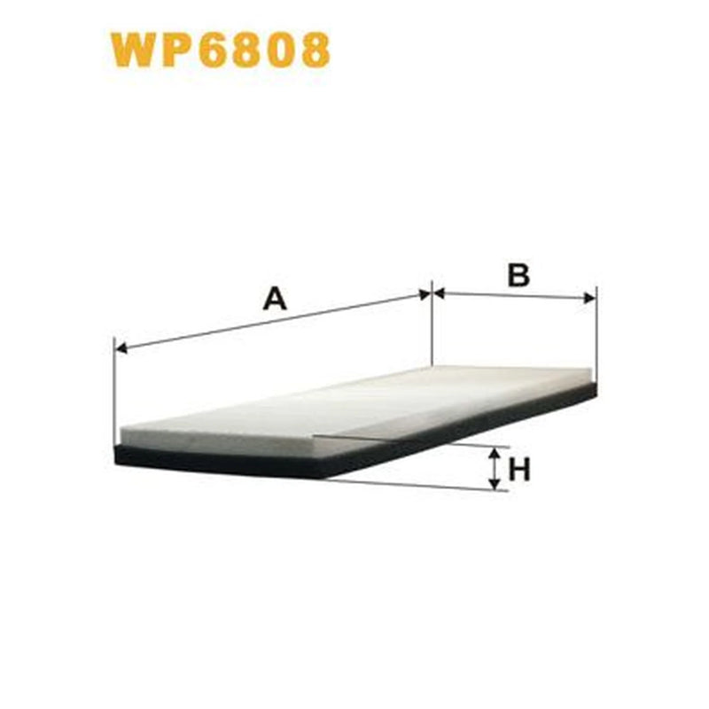 WIX Cabin Air Filter (Pollen Filter) WP6808