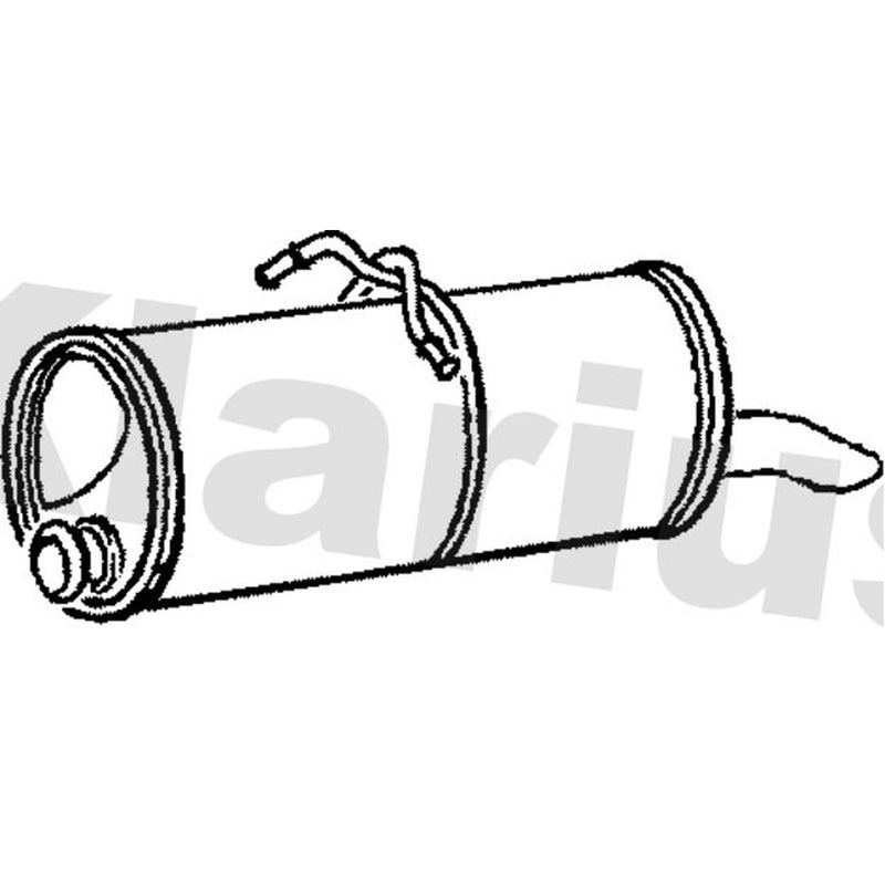 Klarius Box With Tail Pipe Rear PG691G