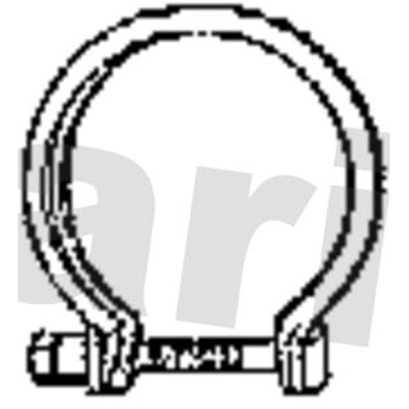 Klarius Exhaust System Clamping Piece OD ID Wide 431158