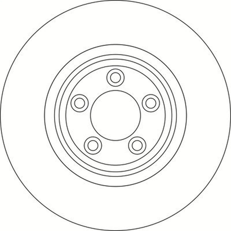 Abtex 2 x Vented Front Brake Discs BD1579V