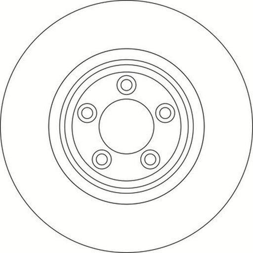 Abtex 2 x Vented Front Brake Discs BD1579V
