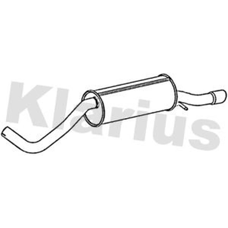 Klarius Box With Tail Pipe Rear AU515D
