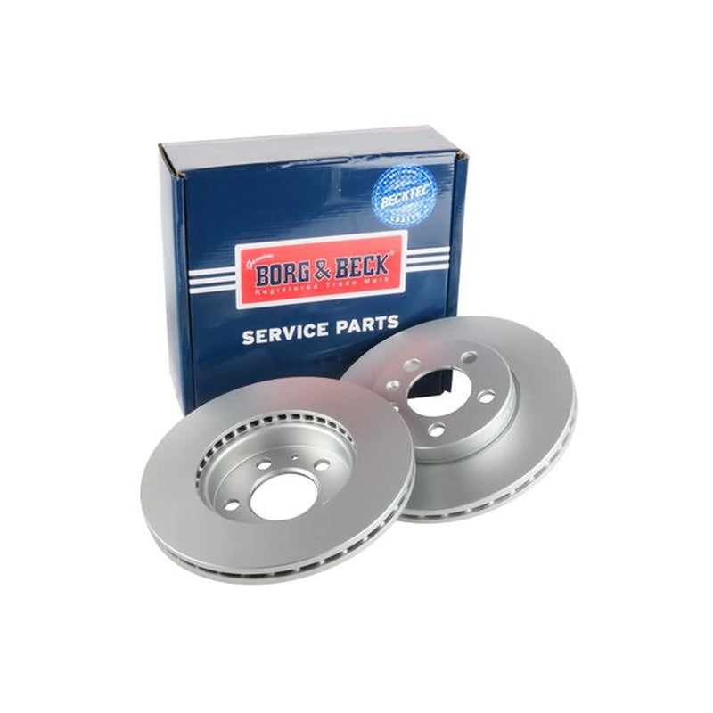 Borg & Beck 2 x Vented Front Brake Discs BBD5524