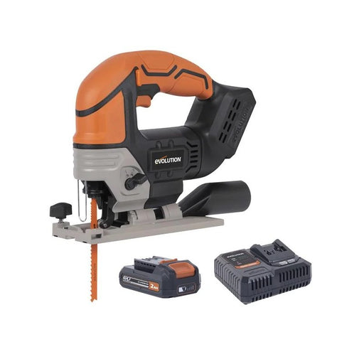 Evolution R90JGS-Li EXT Jigsaw 18V 1 x 2.0Ah Li-ion - 103-0001A