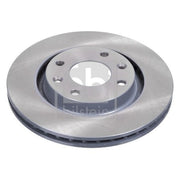 Febi 2 x Internally Vented Front Brake Discs 21120