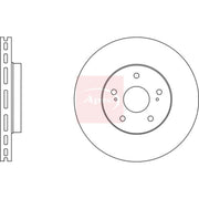 Apec 2 x Vented Front Brake Discs DSK3589