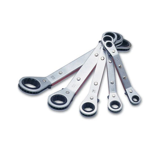 Laser Tools Ratchet Ring Spanner Set 5pc - PL