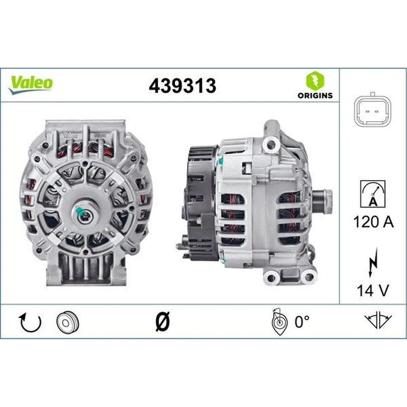 Valeo Car Alternator 12V 439313