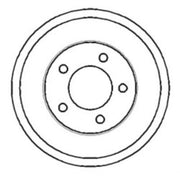 Abtex Brake Drum Assembly Rear BDM996
