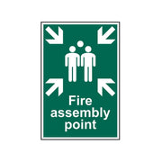 Scan Fire Assembly Point - PVC Sign 200 x 300mm - 1541