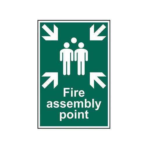 Scan Fire Assembly Point - PVC Sign 200 x 300mm - 1541