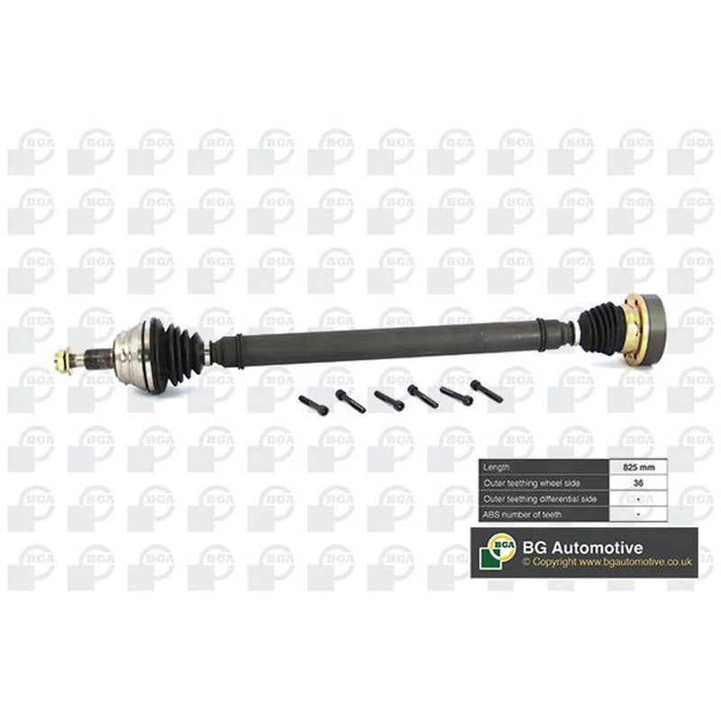 BGA CV Drive Shaft Driveshaft Front Right DS9618R