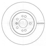 Borg & Beck 2 x Vented Front Brake Discs BBD5918S