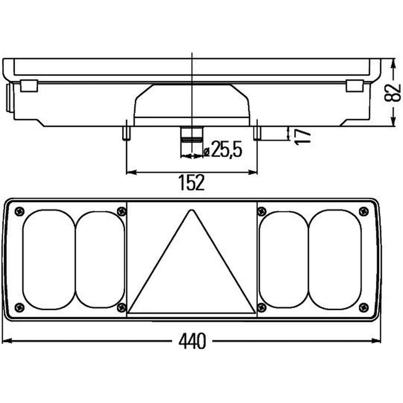 Hella Tail Light / Lamp P21W Left 2VP 340 450-451