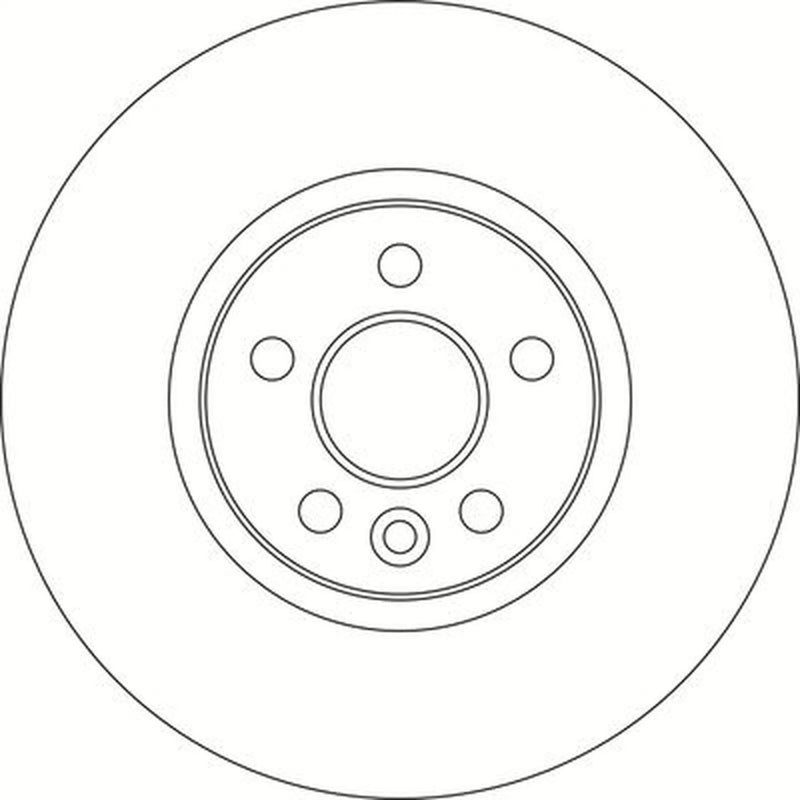 Abtex 2 x Vented Front Brake Discs BD1455V