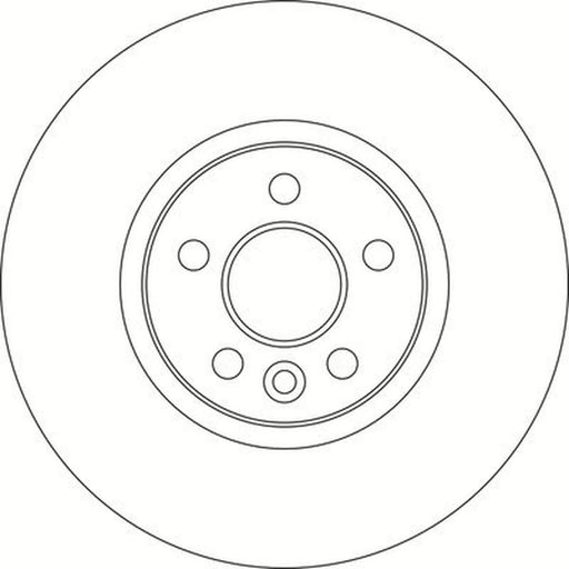 Abtex 2 x Vented Front Brake Discs BD1455V