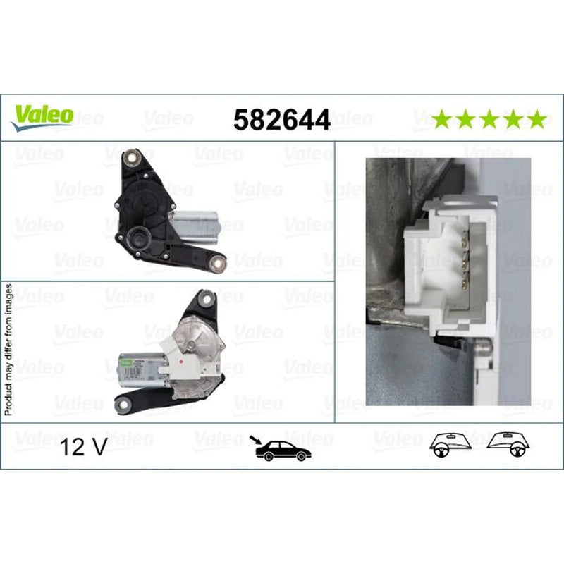 Valeo Front/Rear Wiper Motor Rear 582644
