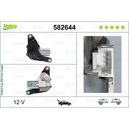 Valeo Front/Rear Wiper Motor Rear 582644