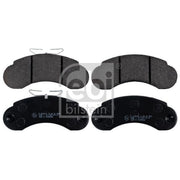 Febi Front Brake Pad Set 16250