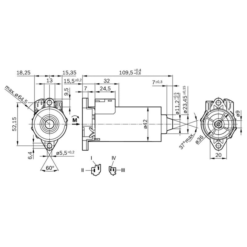 Bosch Headlight Levelling Motor Actuator 0 130 002 632