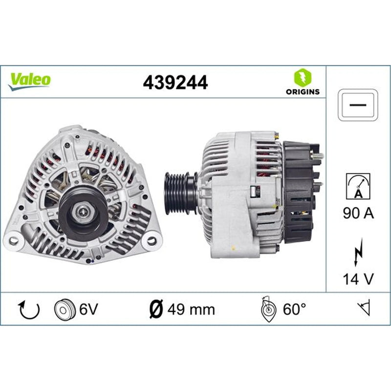 Valeo Car Alternator 12V 439244