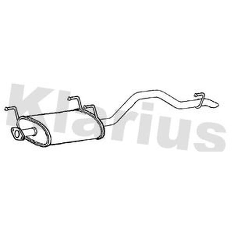Klarius Box With Tail Pipe Rear IZ50B
