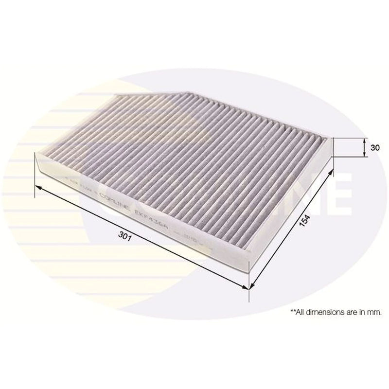 Comline Cabin Air Filter (Pollen Filter) EKF436A