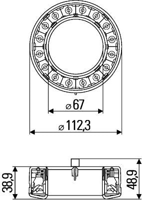 Hella 2SB 009 362-067 Tail Light Assembly