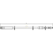 NAPA Brake Hydraulic Hose Line Front NBH1188